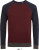 SOL’S - Heavy Raglan Sweater 3 colour style (oxblood/french navy)