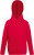 Fruit of the Loom - Kids Lightweight Hooded Sweat (Red)