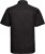 Russell - Men´s Short Sleeve Poly-Cotton Easy Care Poplin Shirt (Black)