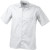James & Nicholson - Men's Business Shirt Short-Sleeved (White)
