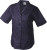 James & Nicholson - Ladies' Business Blouse Short-Sleeved (Aubergine)