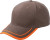 Myrtle Beach - Piping Cap (brown/orange)