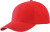 Myrtle Beach - Light brushed Sandwich Cap (Red/White)