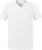 Russell - Herren Bio V-Neck T-Shirt (white)