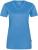 Hakro - Damen V-Shirt Coolmax (malibublau)