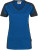 Hakro - Damen V-Shirt Contrast Mikralinar (royalblau/anthrazit)