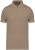 Native Spirit - Eco-friendly  men's jersey polo shirt (Wet Sand)