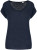 Eco-friendly ladies' V-neck linen t-shirt (Női)