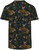 Native Spirit - Umweltfreundliches Herren-T-Shirt Tropen-Druck (Navy Paradise Bird)