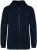 Native Spirit - Eco-friendly kids' full zip hooded sweatshirt (Navy Blue)