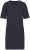 Native Spirit - Umweltfreundliches ausgewaschenes Damen-T-Shirt-Kleid (Washed Coal Grey)