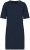 Native Spirit - Umweltfreundliches ausgewaschenes Damen-T-Shirt-Kleid (Washed Navy Blue)
