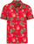 Native Spirit - Umweltfreundliches Herrenhemd mit Hawaii-Druck (Red Hawaiian)