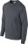 Gildan - Ultra Cotton™ Long Sleeve T- Shirt (Dark Heather)