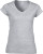 Gildan - Softstyle Ladies´ V-Neck T-Shirt (Sport Grey (Heather))
