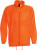 B&C - Jacket Sirocco Windbreaker / Unisex (Orange)