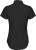 B&C - Poplin Shirt Black Tie Short Sleeve / Women (Black)
