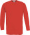 B&C - T-Shirt Exact 150 Long Sleeve (Red)