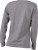 James & Nicholson - Ladies' Stretch V-Shirt Long-Sleeved (Charcoal)