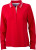 James & Nicholson - Ladies' Polo Long-Sleeved (red/off-white)