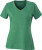 James & Nicholson - Ladies´ Heather T-Shirt (Green Melange)