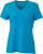 James & Nicholson - Ladies´ Heather T-Shirt (Turquoise Melange)