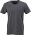 James & Nicholson - Men´s Urban T-Shirt (Graphite (Solid)/Azur)