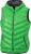 James & Nicholson - Ladies' Down Vest (green/carbon)