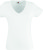 Fruit of the Loom - Lady-Fit Valueweight V-Neck T (White)
