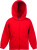 Fruit of the Loom - Kids Hooded Sweat-Jacket (Red)