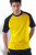 Kariban - Kontrast Baseball T-Shirt (Navy/Yellow)