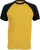 Kariban - Kontrast Baseball T-Shirt (Yellow/Black)