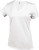 Kariban - Damen Kurzarm V-Ausschnitt T-Shirt (White)