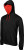 Kariban - Contrast Hooded Sweatshirt (Black/Red)