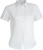 Kariban - Bügelfreie Damen Kurzarm Bluse Supreme (White)
