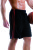 GameGear - Sports Short-Side Stripes (Black/Red)
