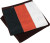 Kariban - Velours Strandtuch mit Streifenmuster (Black/Orange/White/ Chocolate)