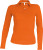 Kariban - Női hosszú ujjú piké póló (Orange)