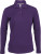Kariban - Damen Langarm Pique Polo (Purple)