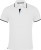 Kariban - Mens Short Sleeve Polo Shirt (White/Navy/White)