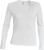 Kariban - Damen Langarm T-Shirt mit V-Ausschnitt (White)