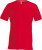 Kariban - Férfi rövid ujjú kerek nyakú póló (Red)
