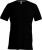 Kariban - Men ́s Short Sleeve V-Neck T-Shirt (Black)