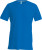 Kariban - Men ́s Short Sleeve V-Neck T-Shirt (Light Royal Blue)