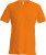 Kariban - Herren Kurzarm T-Shirt mit V-Ausschnitt (Orange)