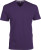 Kariban - Herren Kurzarm T-Shirt mit V-Ausschnitt (Purple)