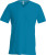 Kariban - Herren Kurzarm T-Shirt mit V-Ausschnitt (Tropical Blue)