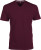 Kariban - Herren Kurzarm T-Shirt mit V-Ausschnitt (Wine)