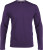 Kariban - Herren Langarm Rundhals T-Shirt (Purple)