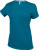 Kariban - Női rövid ujjú kerek nyakú póló (Tropical Blue)